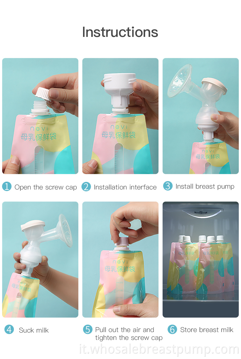 Disposable Breast Milk Storage Bags